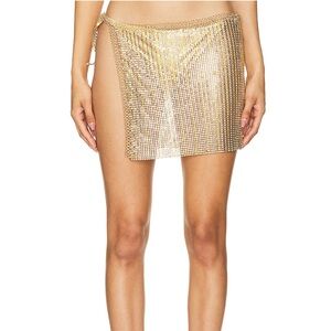 Camila Coelho Cher Mini Skirt (Multicolor)